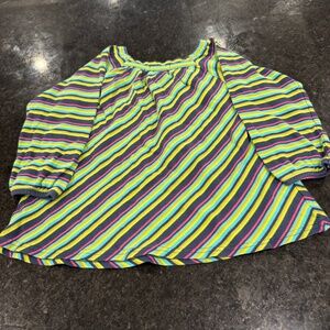 Zutano toddler striped girls 3t longsleeve shirt